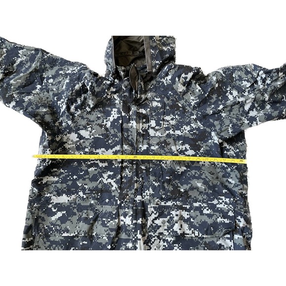 USN United States Navy Blue Digital Gore-tex NWU Parka Medium Short - Picture 5 of 9